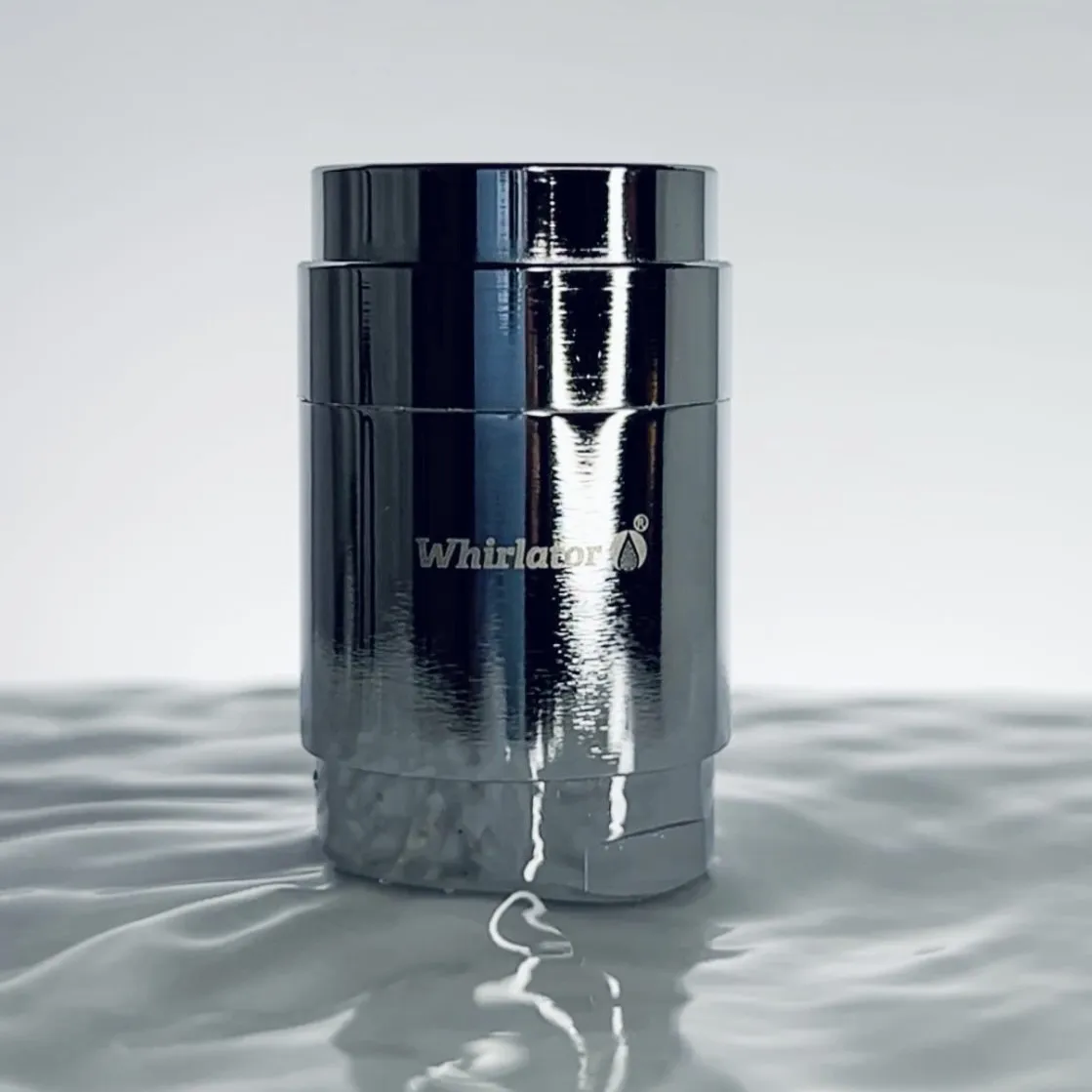 Nahaufname eines Wasserwirbels